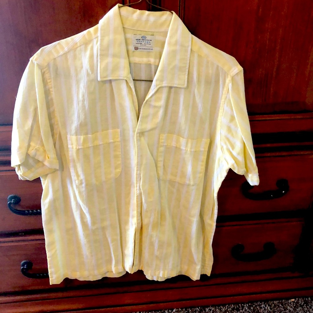 Retro van heusen mens shirt